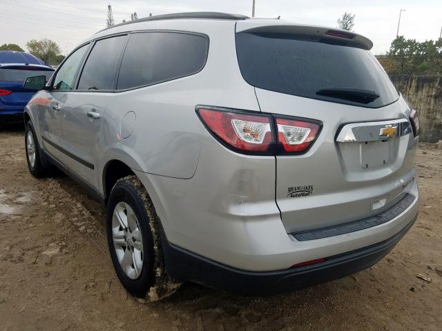 1GNKRFED6EJ202105 - 2014 CHEVROLET TRAVERSE LS  photo 3