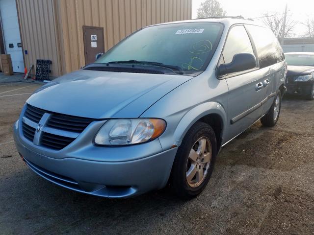 1D4GP45R55B285334 - 2005 DODGE CARAVAN SXT  photo 2