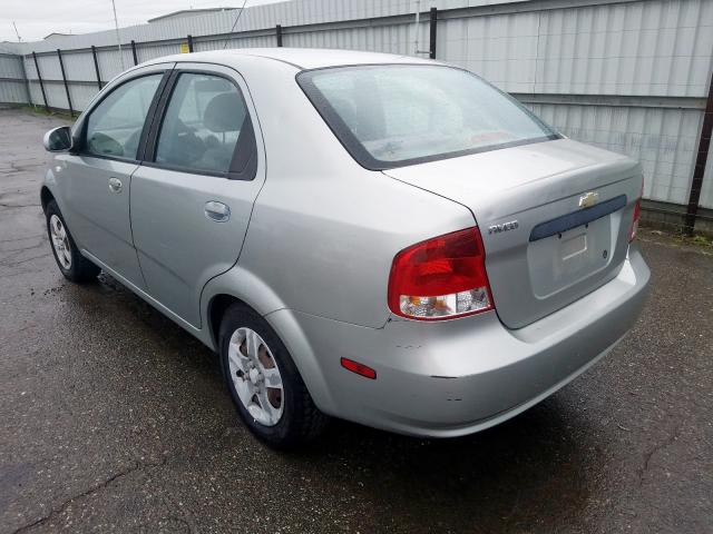 KL1TD52635B440507 - 2005 CHEVROLET AVEO BASE  photo 3