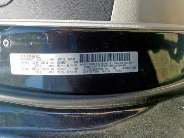 2C4RC1BG9JR277400 - 2018 CHRYSLER PACIFICA TOURING L  լուսանկար 10