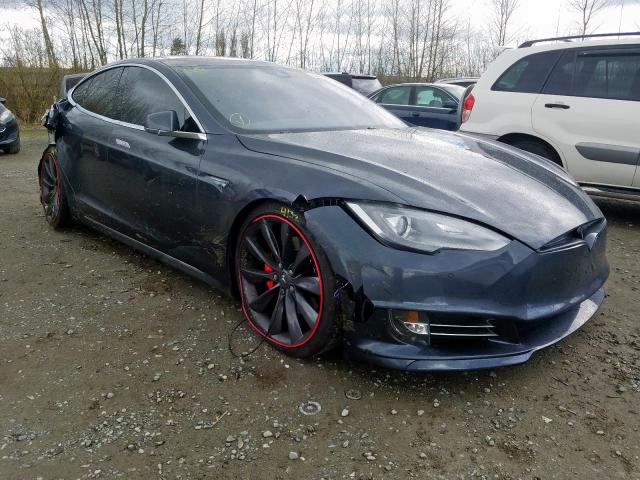 5YJSA1E46FF115204 - 2015 TESLA MODEL S  صورة 1
