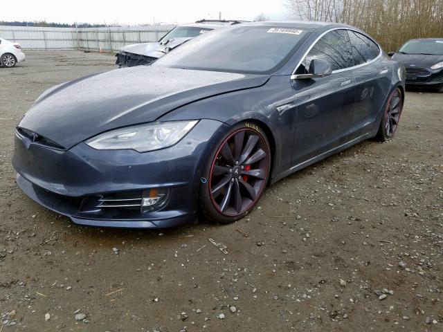 5YJSA1E46FF115204 - 2015 TESLA MODEL S  صورة 2