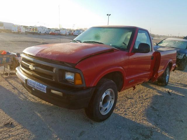 1GCCS1447TK105038 - 1996 CHEVROLET S TRUCK S10  photo 2