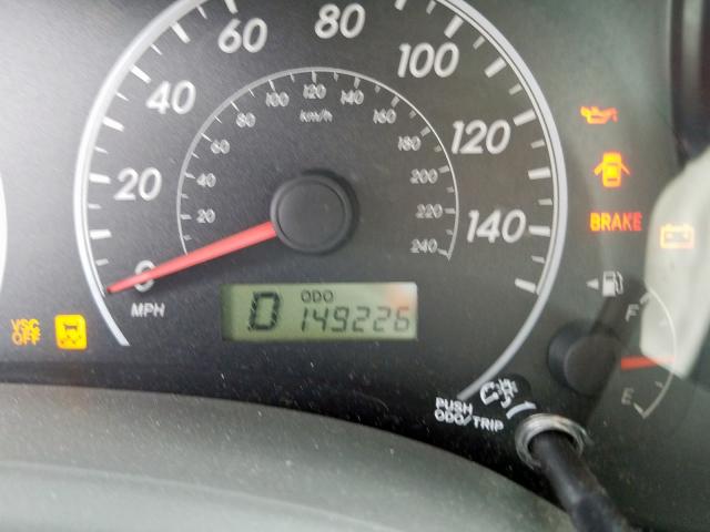 2T1BU40E49C188640 - 2009 TOYOTA COROLLA BASE  صورة 8