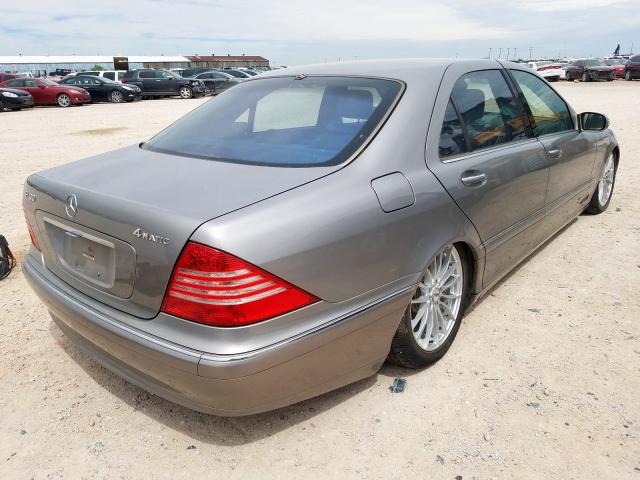 WDBNG83J64A422454 - 2004 MERCEDES-BENZ S 430 4MATIC  photo 4