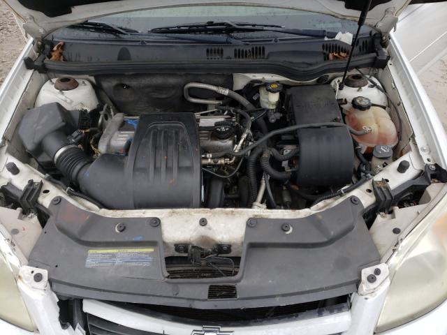 1G1AK12F257502795 - 2005 CHEVROLET COBALT WHITE photo 7