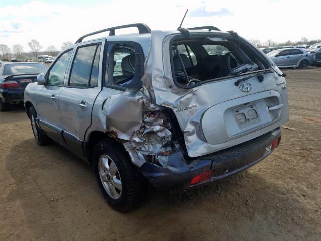 KM8SC13E65U894207 - 2005 HYUNDAI SANTA FE GLS  photo 3