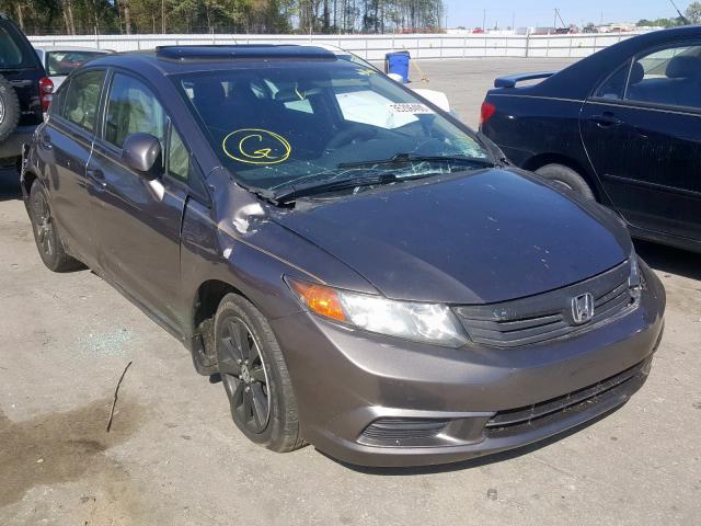 19XFB2F82CE060080 - 2012 HONDA CIVIC EX  photo 1