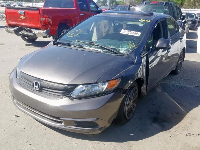 19XFB2F82CE060080 - 2012 HONDA CIVIC EX  photo 2