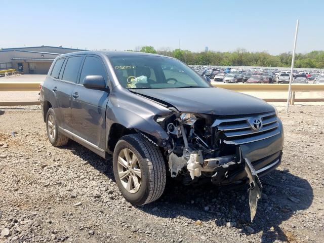 5TDZA3EH1DS038957 - 2013 TOYOTA HIGHLANDER BASE  photo 1