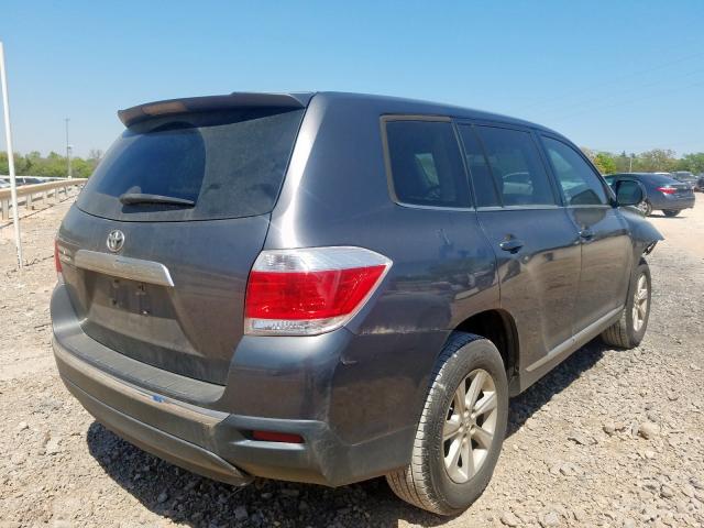 5TDZA3EH1DS038957 - 2013 TOYOTA HIGHLANDER BASE  photo 4