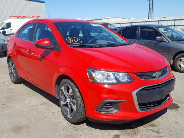 1G1JF5SB2J4131450 - 2018 CHEVROLET SONIC PREMIER  photo 1