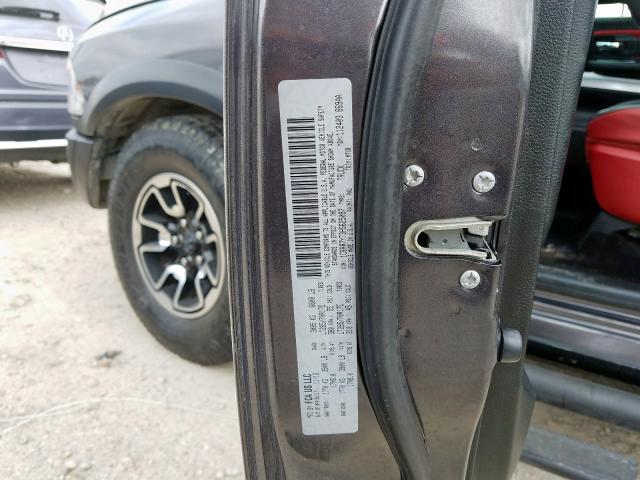 1C6RR7YT3HS625097 - 2017 RAM 1500 REBEL  ფოტო 10