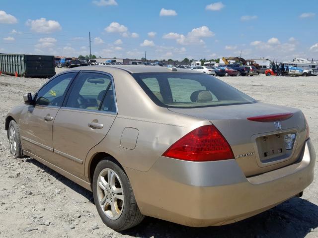 1HGCM56876A020486 - 2006 HONDA ACCORD EX  photo 3