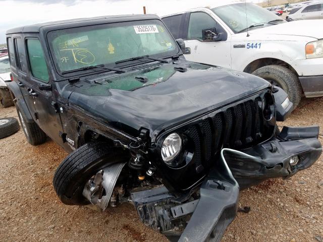 1C4HJXDG0KW528816 - 2019 JEEP WRANGLER UNLIMITED SPORT  photo 1