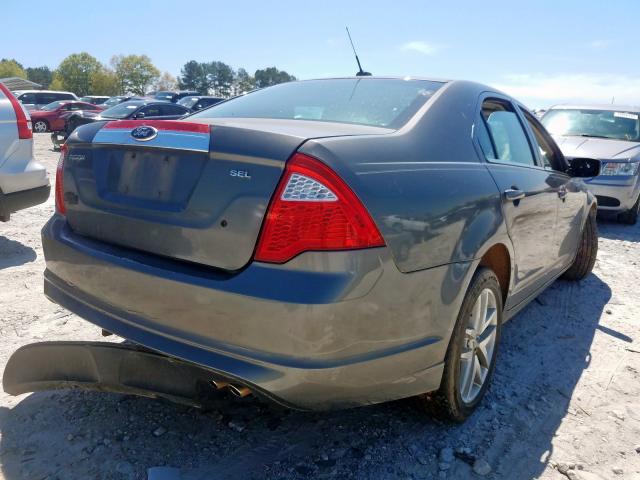 3FAHP0JA2CR302860 - 2012 FORD FUSION SEL  photo 4