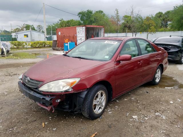 4T1BE32K42U033777 - 2002 TOYOTA CAMRY LE  photo 2