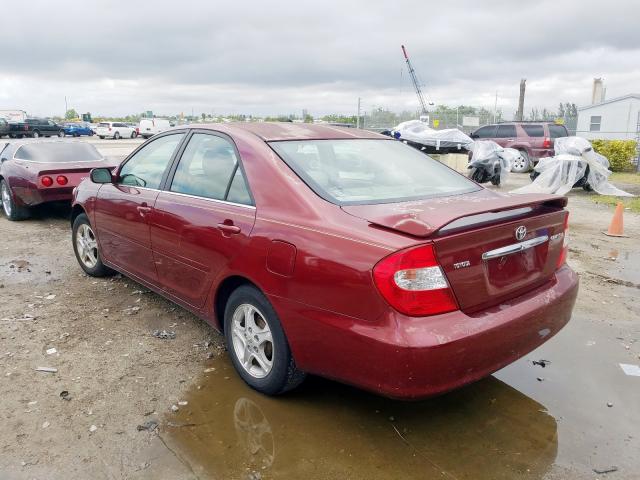 4T1BE32K42U033777 - 2002 TOYOTA CAMRY LE  photo 3