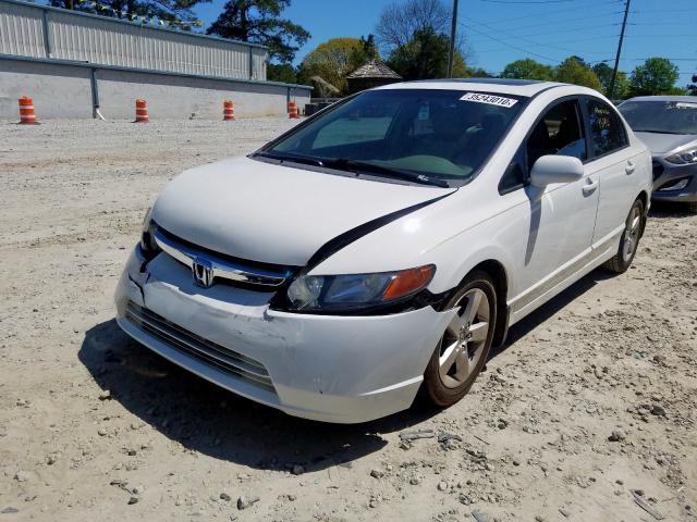 1HGFA16878L012846 - 2008 HONDA CIVIC EX  photo 2