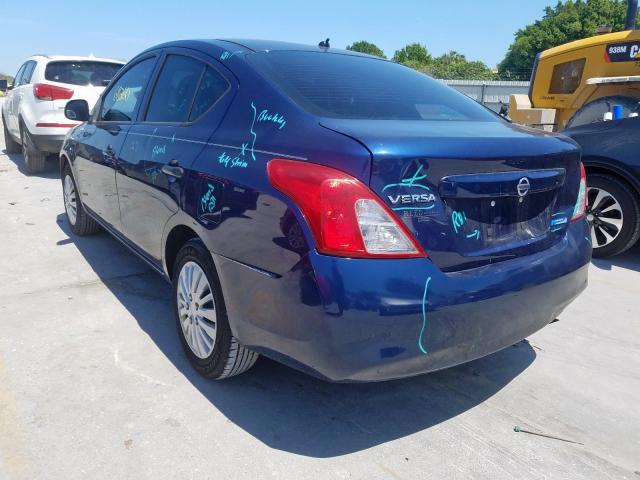 3N1CN7AP1CL842259 - 2012 NISSAN VERSA S  photo 3