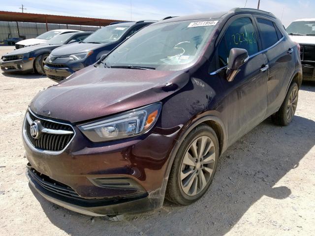 KL4CJASB5JB633141 - 2018 BUICK ENCORE PREFERRED  фото 2