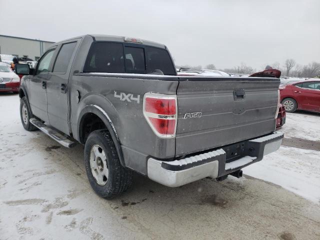 1FTEW1E82AFA81591 - 2010 FORD F150 SUPERCREW GRAY photo 3