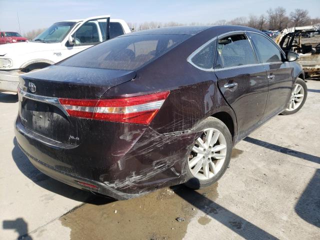 4T1BK1EB8EU094143 - 2014 TOYOTA AVALON BASE 勃艮第红 照片 4