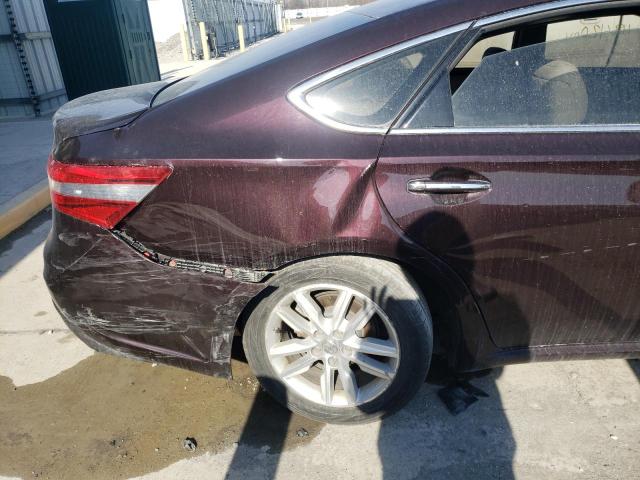 4T1BK1EB8EU094143 - 2014 TOYOTA AVALON BASE 勃艮第红 照片 9