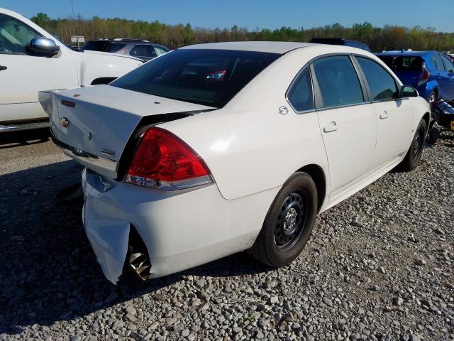 2G1WS57M691244997 - 2009 CHEVROLET IMPALA POLICE  photo 4