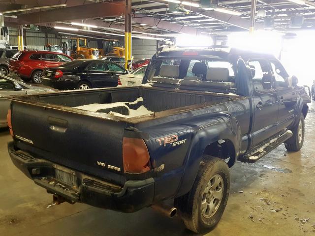 5TEMU52N85Z023609 - 2005 TOYOTA TACOMA DOUBLE CAB LONG BED  photo 4