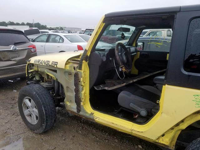 1J4FA24147L119114 - 2007 JEEP WRANGLER X  photo 9