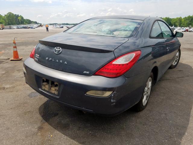 4T1CE30P98U763163 - 2008 TOYOTA CAMRY SOLARA SE  photo 4