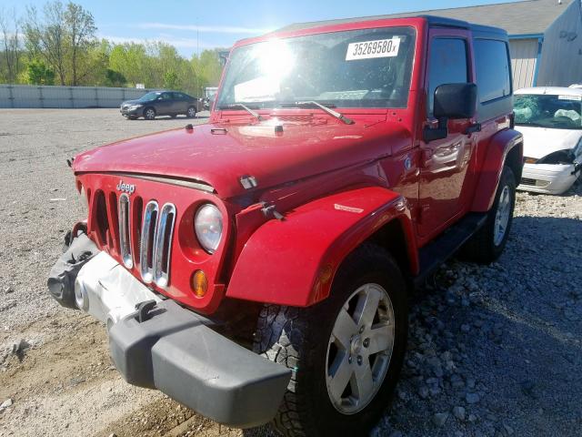 1J4AA5D11BL641364 - 2011 JEEP WRANGLER SAHARA  photo 2