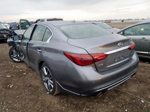 JN1EV7AR0KM591412 - 2019 INFINITI Q50 LUXE  photo 3