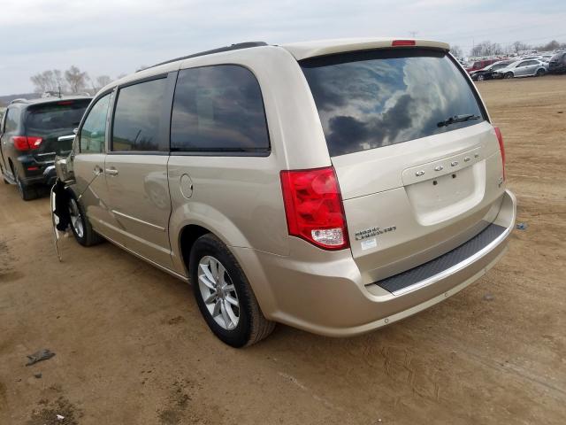 2C4RDGCG3ER321489 - 2014 DODGE GRAND CARAVAN SXT  photo 3