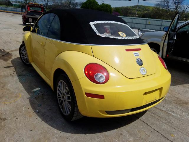 3VWRF31Y57M413645 - 2007 VOLKSWAGEN NEW BEETLE CONVERTIBLE OPTION PACKAGE 1  photo 3