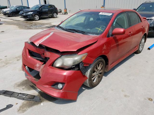 2T1BU4EE7AC418703 - 2010 TOYOTA COROLLA BASE  photo 2