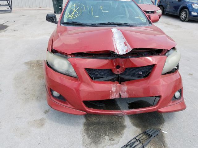 2T1BU4EE7AC418703 - 2010 TOYOTA COROLLA BASE  photo 9