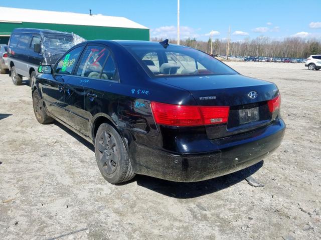 5NPET46C89H434494 - 2009 HYUNDAI SONATA GLS  photo 3