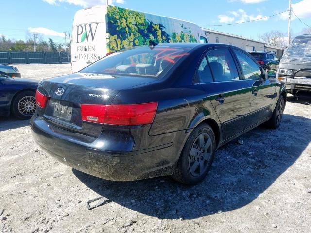 5NPET46C89H434494 - 2009 HYUNDAI SONATA GLS  photo 4