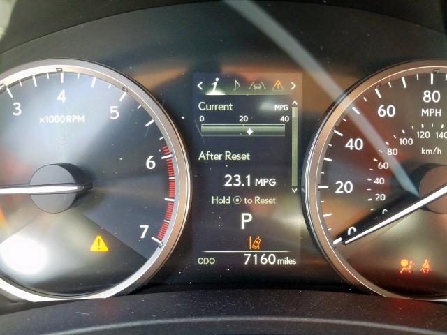 JTJYARBZ4K2130304 - 2019 LEXUS NX 300 BASE  zdjęcie 8