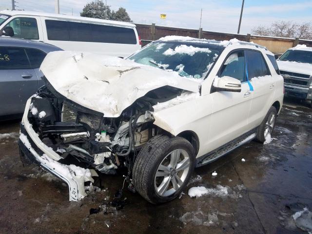 4JGDA5HB7FA510832 - 2015 MERCEDES-BENZ ML 350 4MATIC  photo 2