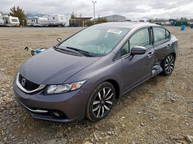 19XFB2F94FE215242 - 2015 HONDA CIVIC EXL  foto 2
