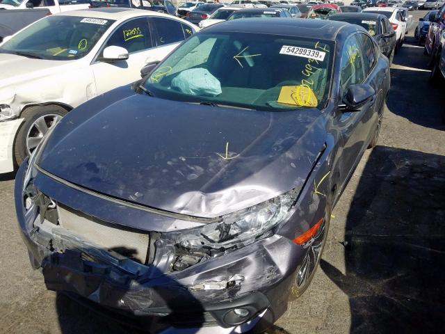 2HGFC1F37HH642782 - 2017 HONDA CIVIC EX  photo 2