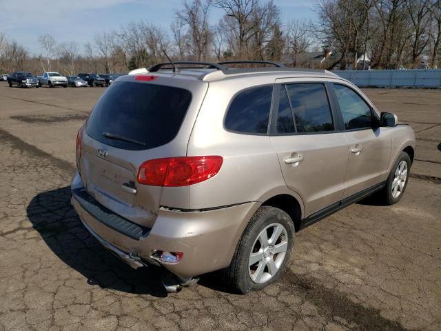 5NMSH13E47H011169 - 2007 HYUNDAI SANTA FE SE BEIGE photo 4