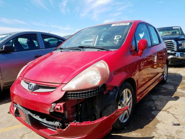 JHMGD38627S018834 - 2007 HONDA FIT S  photo 2