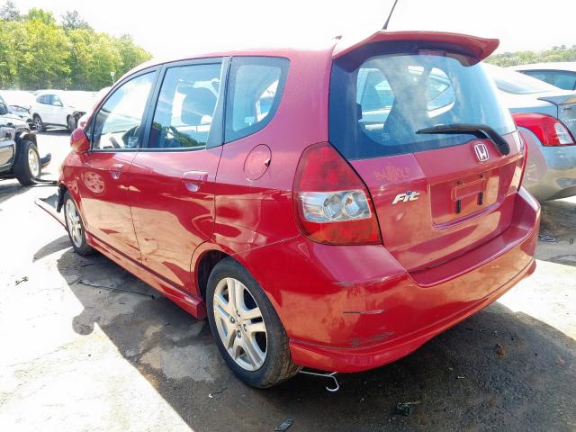 JHMGD38627S018834 - 2007 HONDA FIT S  photo 3