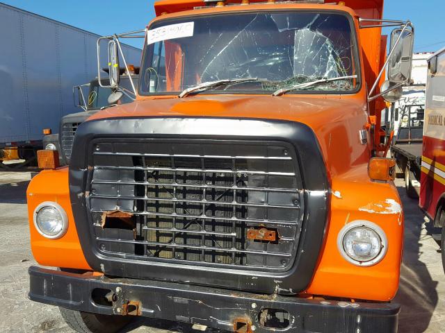 N70FVAJ7109 - 1978 FORD DUMP TRUCK  photo 9