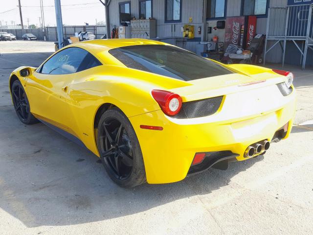 ZFF67NFA8B0182408 - 2011 FERRARI 458 ITALIA  photo 3