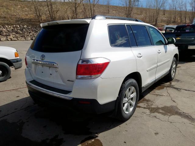 5TDBK3EH5DS188357 - 2013 TOYOTA HIGHLANDER BASE  фото 4